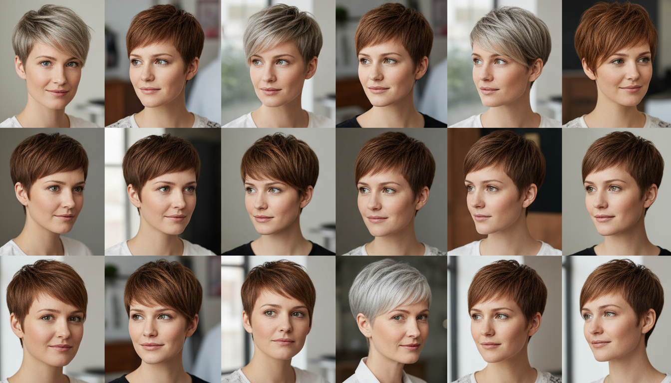 découvrez 25 coupes courtes élégantes spécialement conçues pour les visages ronds, afin d'affiner et d'allonger votre silhouette avec style et confiance.